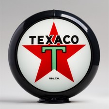 Texaco Star 13.5" Gas Pump Globe w/ Black Plastic Body (G192)