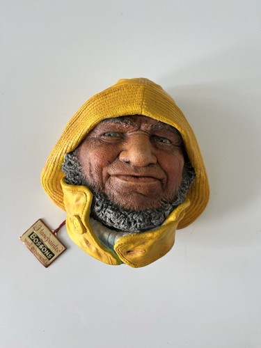 Vintage bossons chalkware head - chalkware,