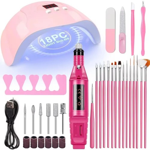 Gel nail polish set - polish, uv