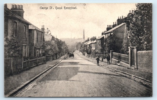 Postcard george street hemel - street,