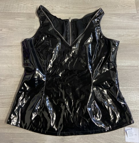 Ann summers dahlia black pvc - black, &
