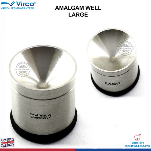 Dental amalgam well pot - pot, large