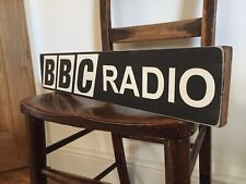 BBC Radio Sign Plaque Wooden
