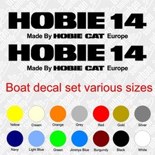 Hobie 14 Sailing Boat Stickers