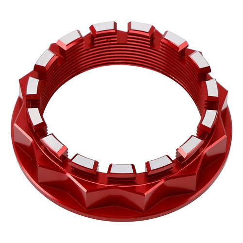 Red rear wheel - red, nut