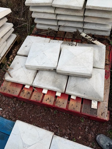 Concrete pier caps - concrete, 10nr