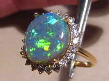 5.5 ct.  Large Black Opal &
