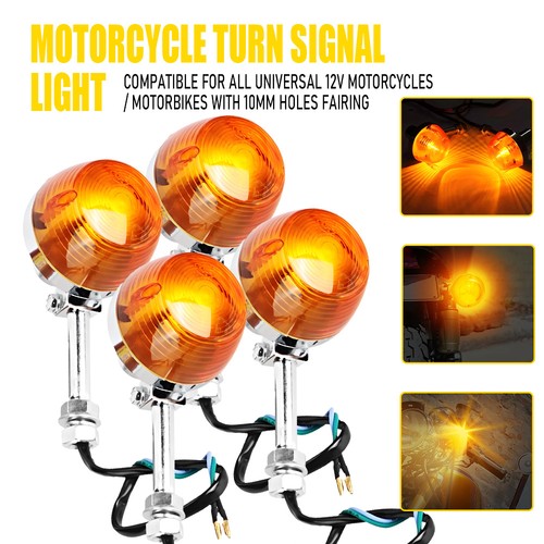 4pcs amber led indicators - 4pcs, 6v