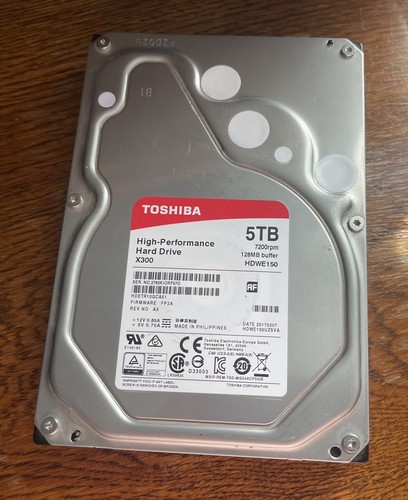Hdd drive toshiba x300 - x300, 5tb