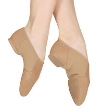 Bloch SO495 Neoflex Split Sole Slip on Jazz Dance shoes Tan 