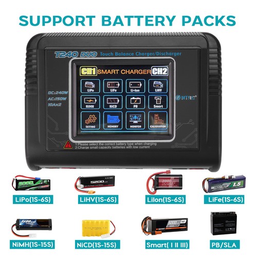 Dual lipo battery - dual, charger