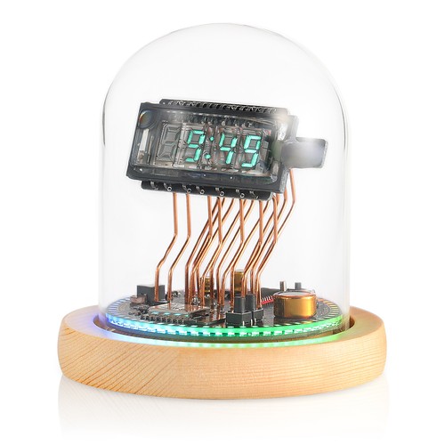 Vfd tube clock vintage - vfd,