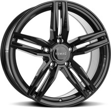 Alloy Wheels 19" Romac Venom Black Gloss For Saab 9-5 [Mk2] 10-12