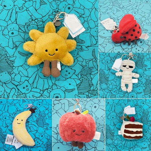 Banana plush keychain - banana,