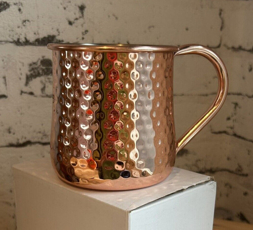 Hammered copper moscow mule - hammered,