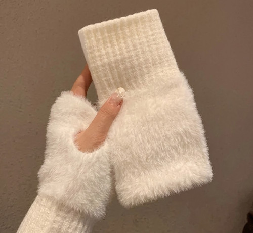 Thermal fingerless gloves - fingerless,