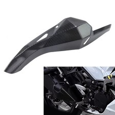 Exhaust Heat Shield Cover Guard Carbon Fiber For KAWASAKI Ninja 400 Z400 19-2024