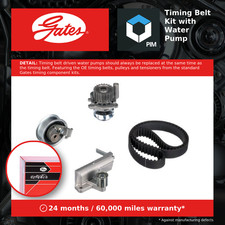 Timing Belt & Water Pump Kit fits VW POLO Gti 9N 1.8 05 to 09 Set Gates Quality