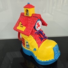 Matchbox School Play Boot Shoe House Retro Kids Toy Playset 1983 With BELL TOWER