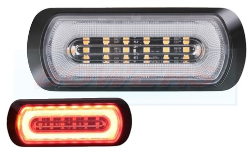 Dual function led - dual, amber