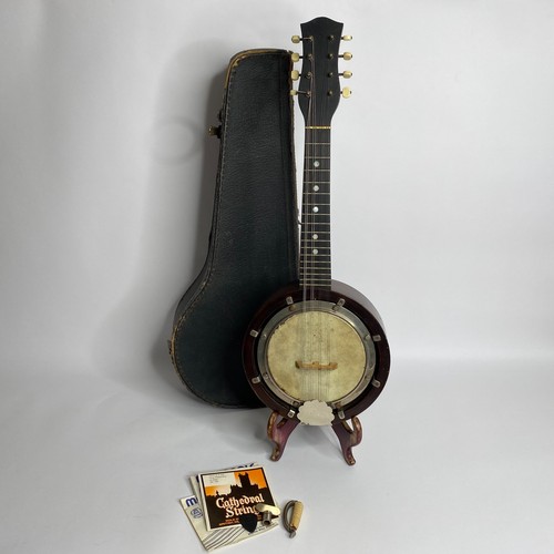 Antique mandolin banjo case - &,