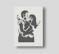 Banksy Mobile Lovers Stencil-
