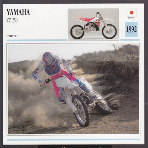 1992 yamaha yz250 250cc - 1992, yz-250cc