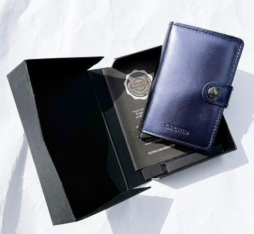 Mini wallet blue - wallet,