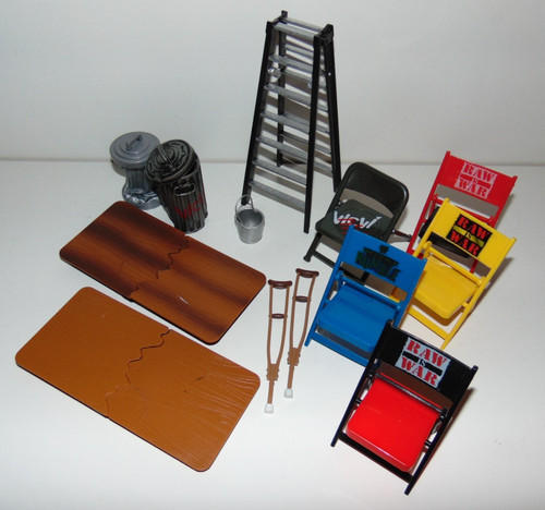 Assorted wwe ring accessories - assorted,