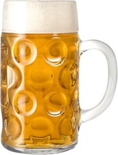1L German Beer Stein Glass 2