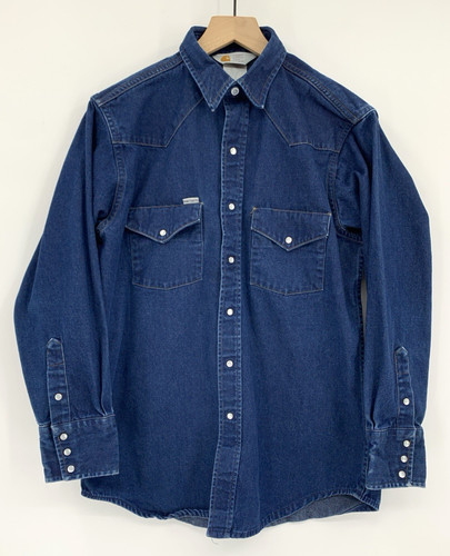 Vintage carhartt denim shirt - vintage,
