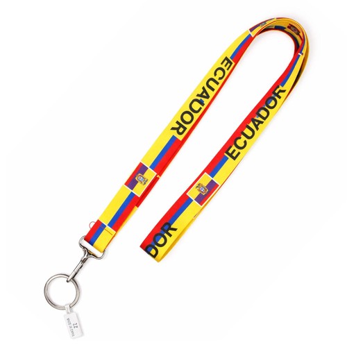 Ecuador flag lanyard neck - ecuador,