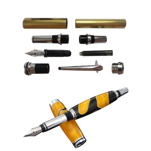 Woodturning fountain pen kit - fountain,