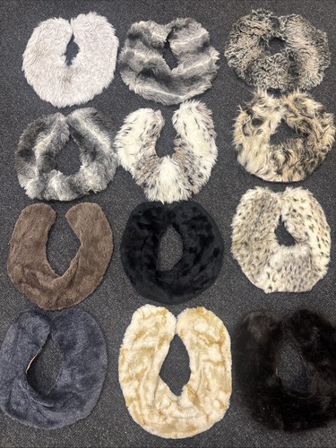 Vintage faux fur collar stole - vintage,
