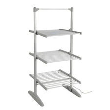 Electric 3-Tier Heated Clothes Dryer Airer Dry Clothing Folding Drying Rack