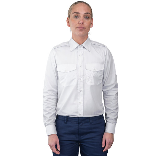 Ladies pilot shirt - ladies, sleeve