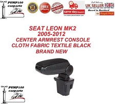 FOR SEAT LEON II 2005-2012  CENTER  ARMREST CONSOLE CLOTH FABRIC TEXTILE  NEW