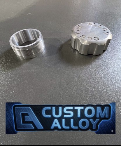Aluminium fuel cap and weld - fuel,