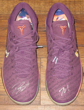 Devin Booker 70! Autographed Nike Kobe Signed Size 14 Pair of Shoes JSA Suns
