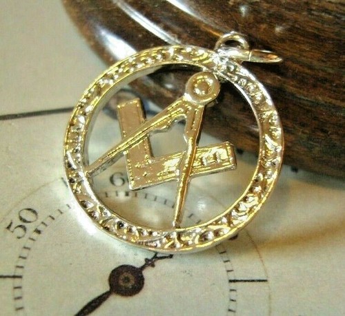 Masonic pocket watch chain fob - watch,
