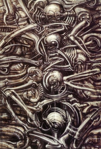 Giger biomechanical art - giger,