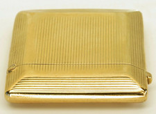 9ct Gold Antique Vesta Case By