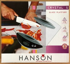 Hanson Crystal 5 Electronic Glass Platform Scale Kitchen Scale Weighing Scale