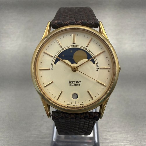 Seiko moonphase watch men 32mm - watch,