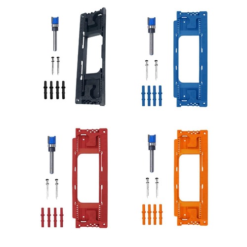Door hinge router jig - door,