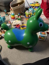 Rody Horse Inflatable Green Horse Toy