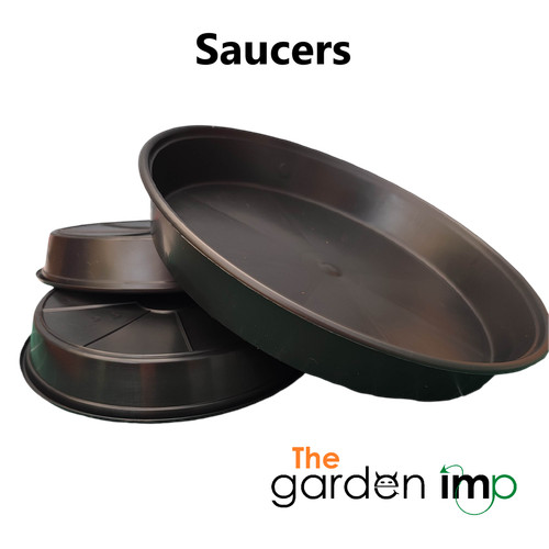 Plastic plant pot saucers - pot,
