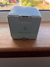 PartyLite Garnet Tealight Candle Holder Rare Retired New In Box - Xmas 🎄