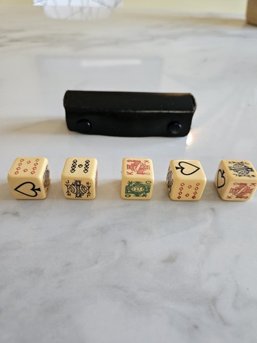 Vintage poker dice - vintage,