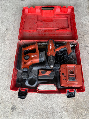 Hilti drill set and impact